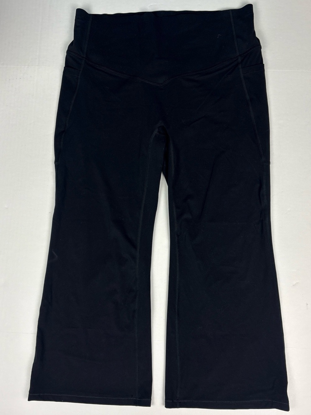 Halara Women XL Leggings Black UltraSculpt SoClinched High Waist Bootcut Cropped